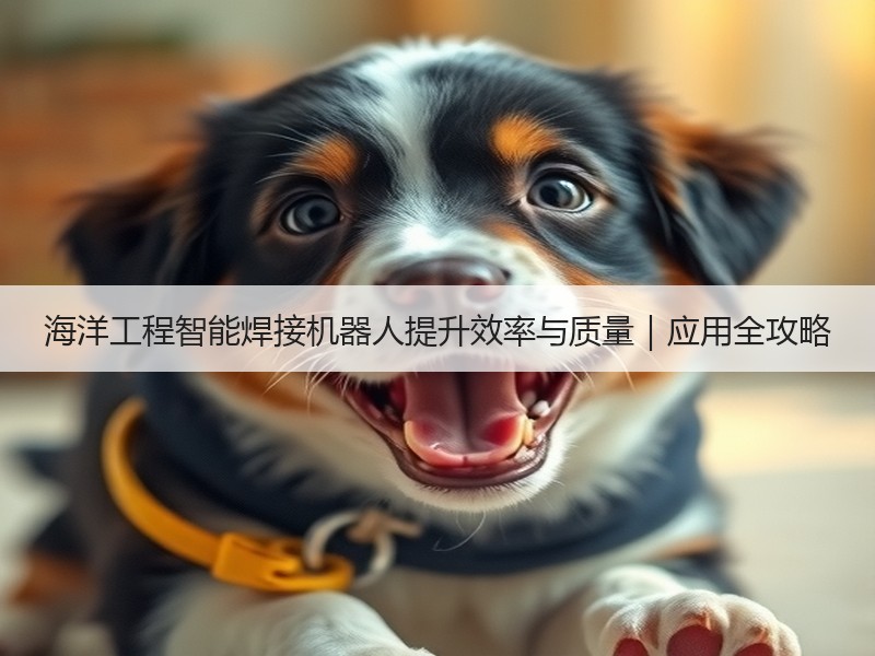 海洋工程智能焊接机器人提升效率与质量｜应用全攻略